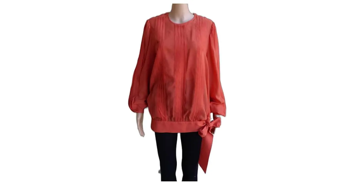 Céline Tops Naranja 