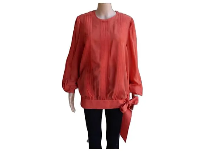 Céline Tops Naranja 