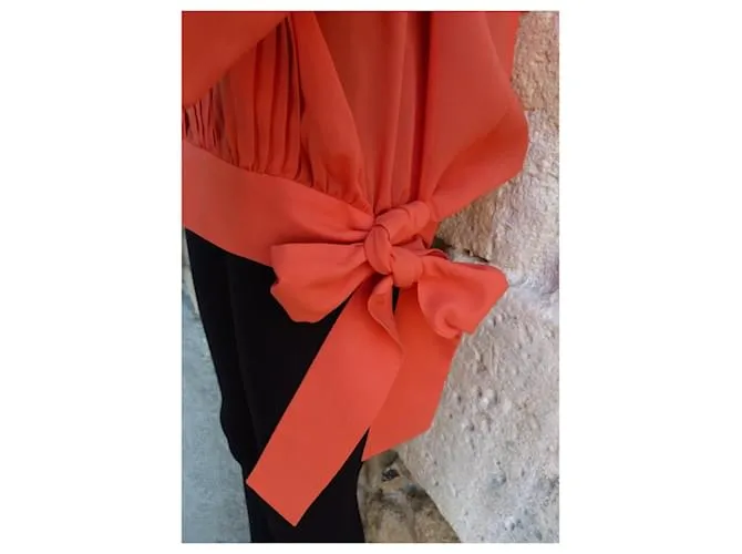 Céline Tops Naranja 