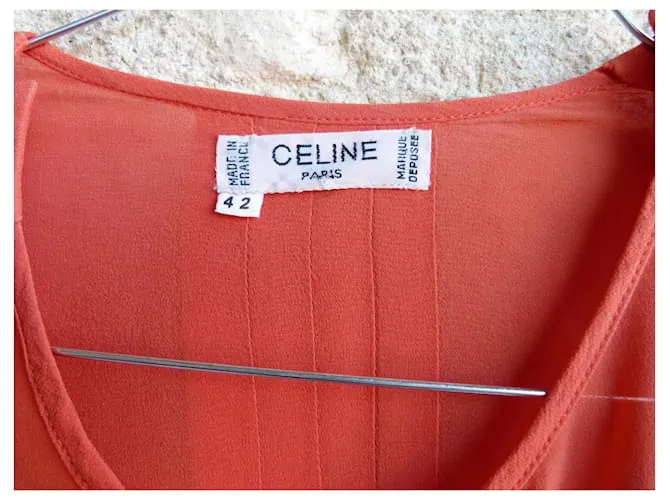 Céline Tops Naranja 