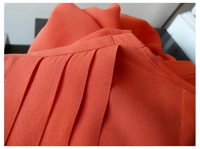 Céline Tops Naranja 