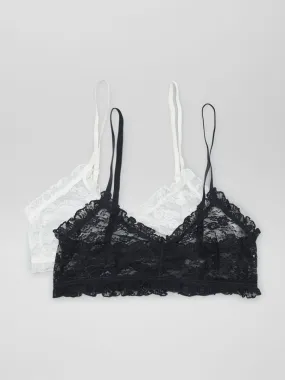Pack de 2 tops de encaje - Blanco