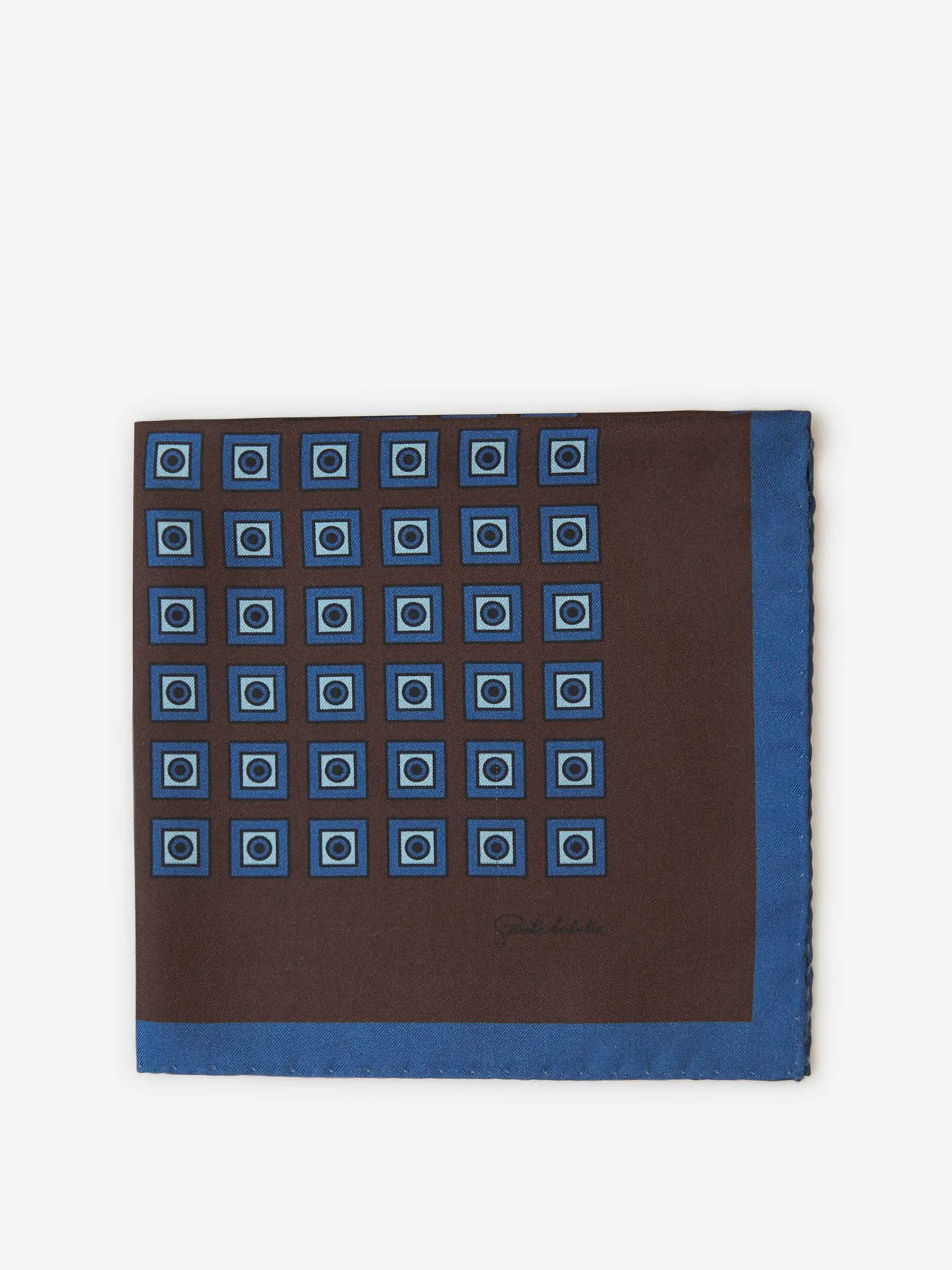 Pochette Seda Cuadros