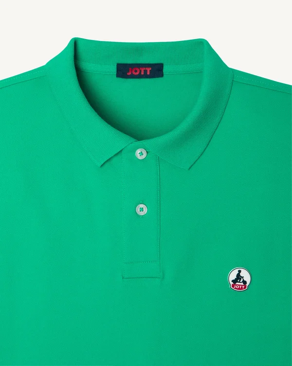 Polo manga corta Jott de Hombre MARBELLA SS23MPOL10 – 243 POPPY GREEN Justoverthetop verde