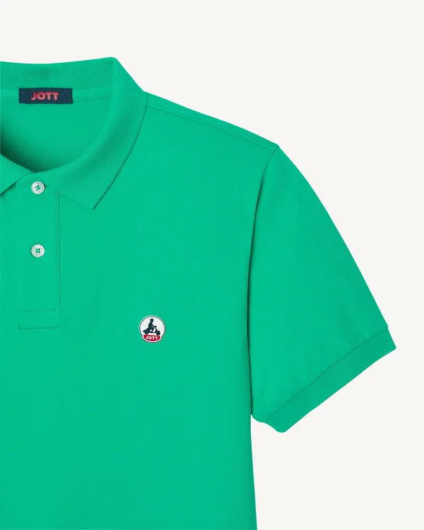 Polo manga corta Jott de Hombre MARBELLA SS23MPOL10 – 243 POPPY GREEN Justoverthetop verde